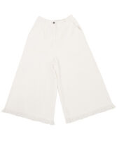 White Flare Pants