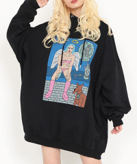 PUNYUS(プニュス) | Night angelビッグスウェットパーカー