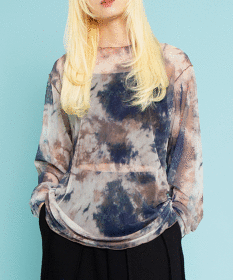トップス PUNYUS PUNYUS tシャツ 2ラインメッシュトップス レディース メンズ