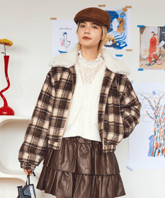【定価7万円】春♡チェックタフタブルゾン ジャケット スカート　セットアップ チェック柄アイテム - PUNYUS Online Store / 公式通販