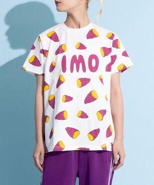 PUNYUS - PUNYUS フード総柄Tシャツ ラムネ サイズ3 フード総柄Tシャツ（RAMUNE）[商品：PN21SS-032] - PUNYUS
