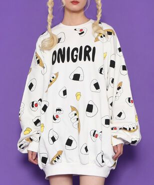 フード総柄スウェット(RAMUNE)[商品：PN21SS-032-1R] - PUNYUS Online