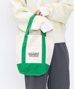 ロゴ刺繍キャンバストートバッグ[商品：PN25T-009] - PUNYUS Online