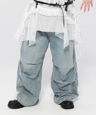バギーデニムパンツ[商品：PN26SS-067] - PUNYUS Online Store / 公式通販