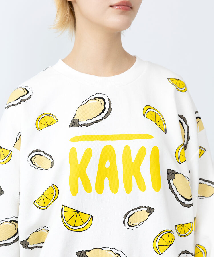 【新サイズ】フード総柄スウェット