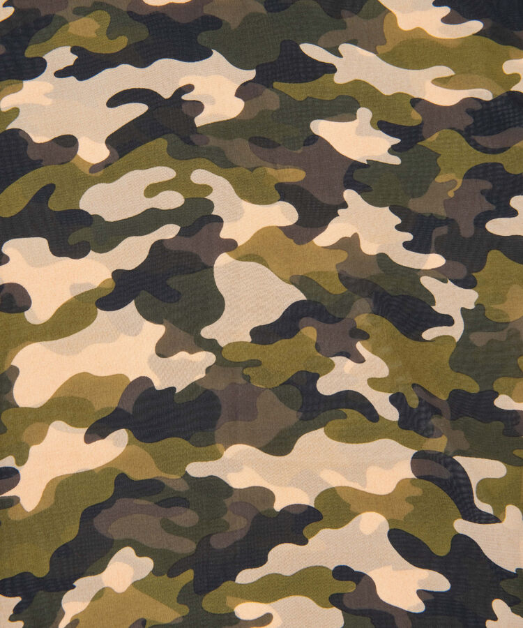 カモフラ柄シースルートップス[商品：PN20AW030] PUNYUS Online Store / 公式通販