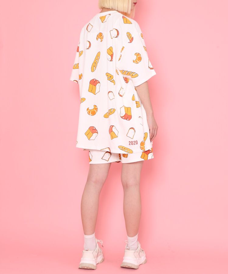 フード総柄スウェットショーパン（PAN）[商品：PN20AW0502] PUNYUS Online Store / 公式通販