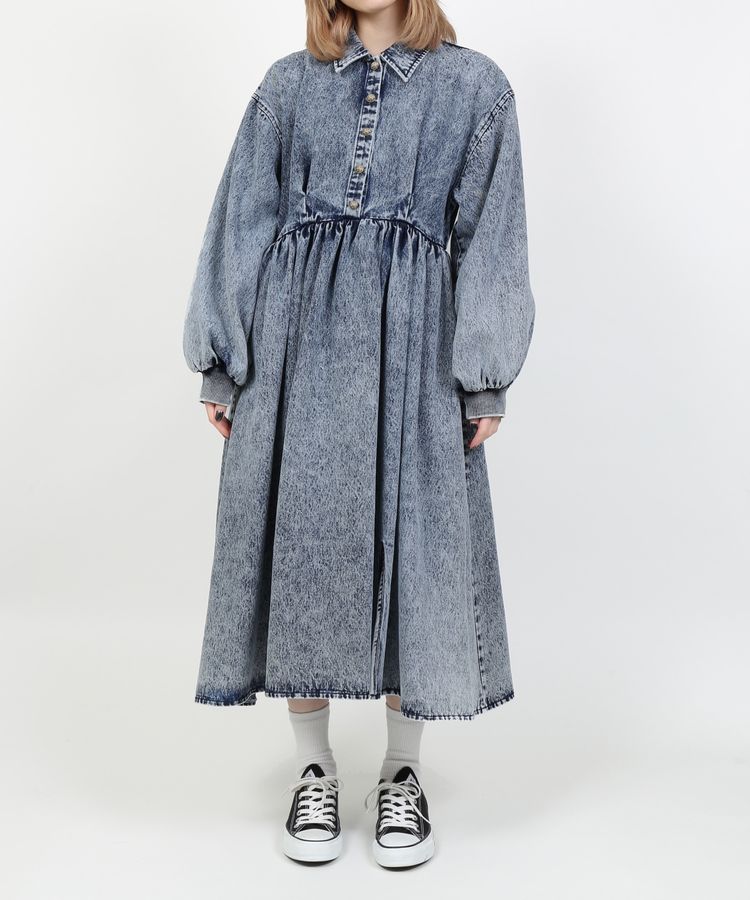 ケミカルデニムワンピース 商品 Pn21aw 007 Punyus Online Store 公式通販