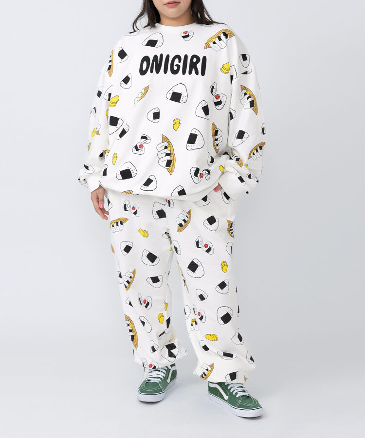 【新サイズ】フード総柄スウェット