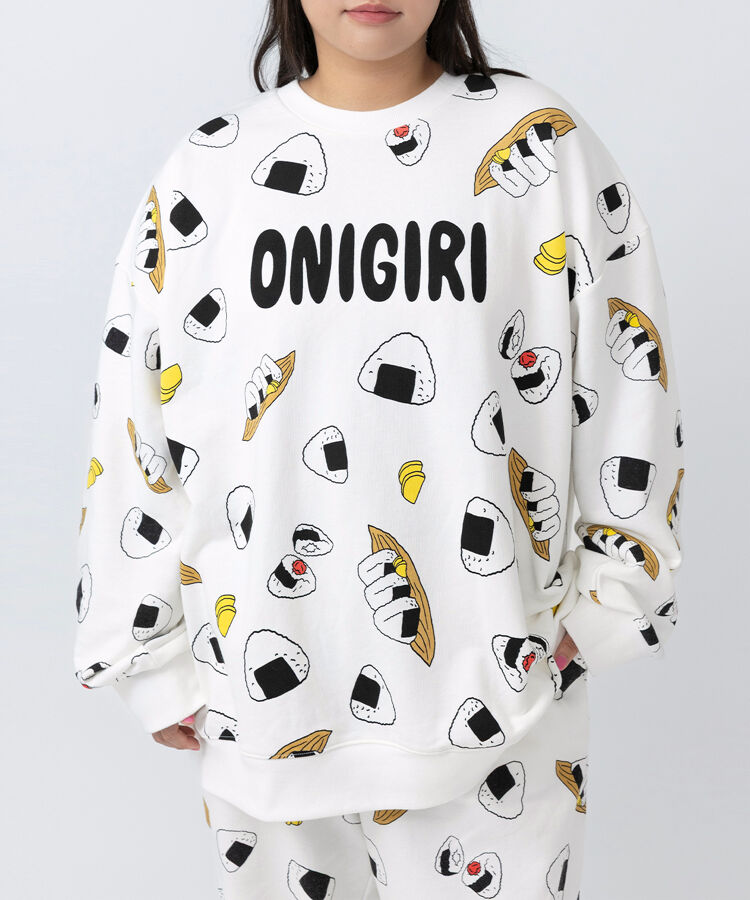 【新サイズ】フード総柄スウェット