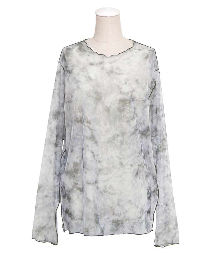 グラデーションシアートップス