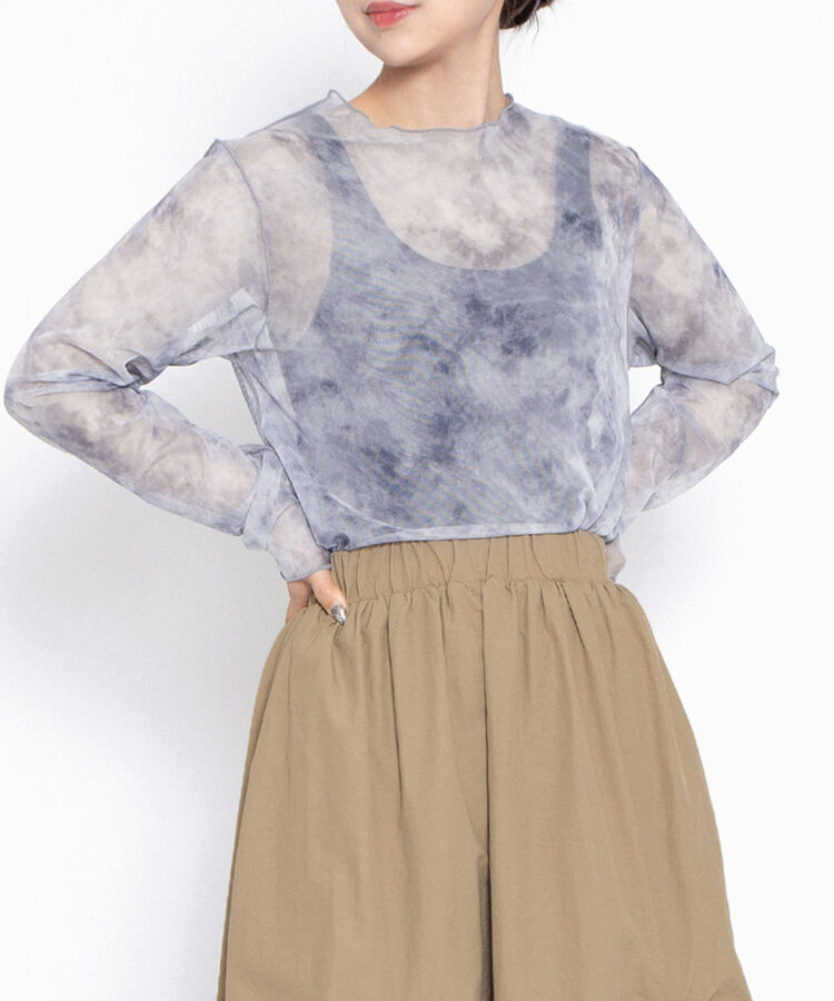 グラデーションシアートップス