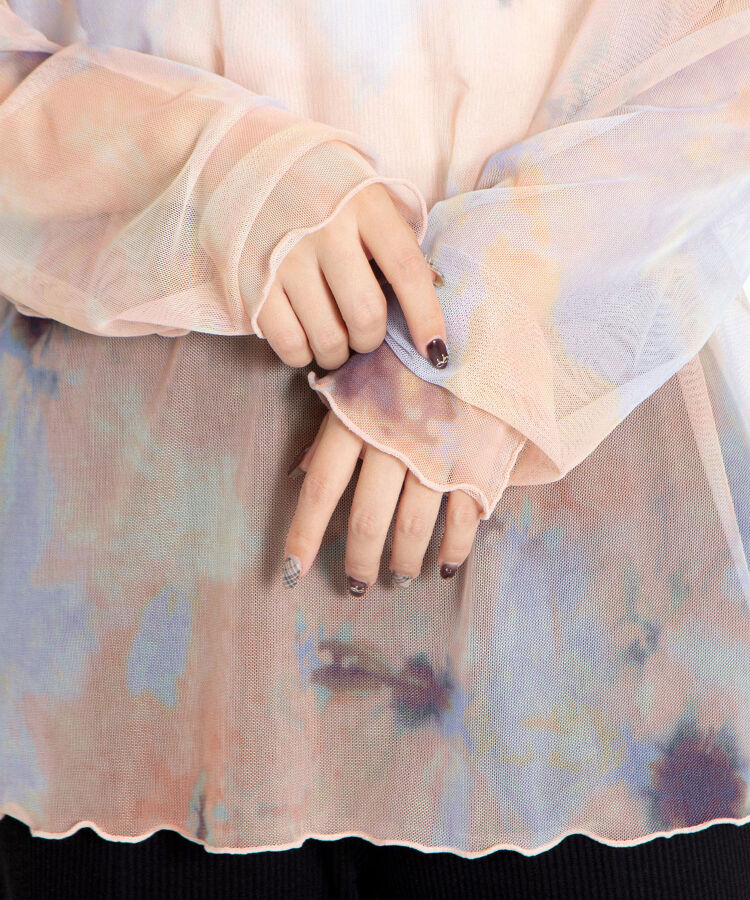 グラデーションシアートップス