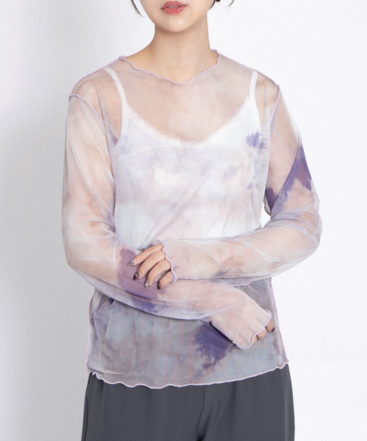 グラデーションシアートップス