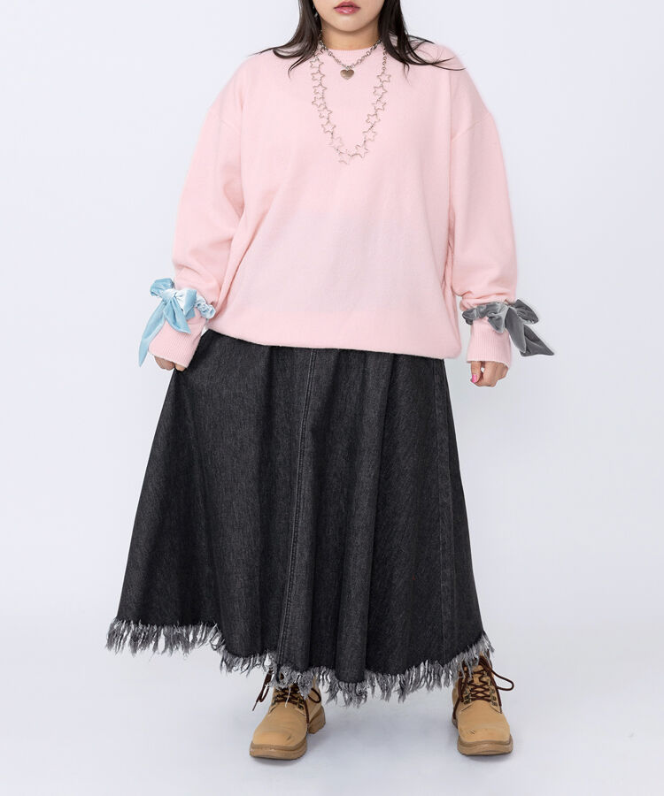 ベロアリボンシュシュ