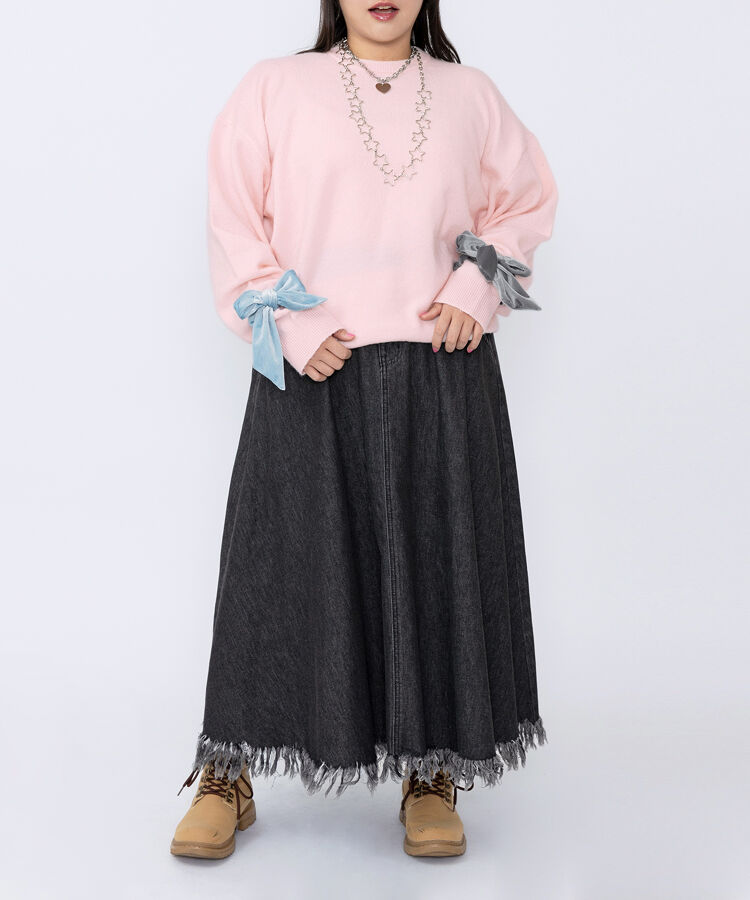 ベロアリボンシュシュ