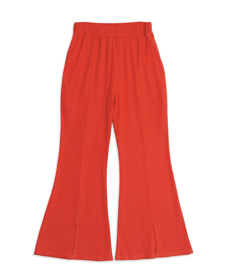 フロントスリットフレアパンツ