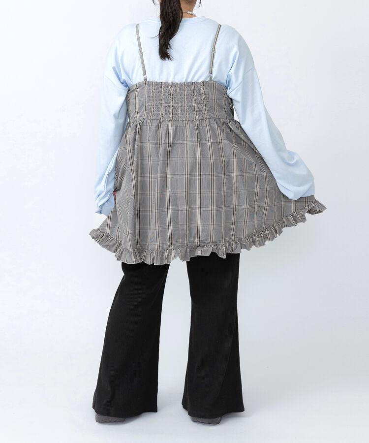 コルセットキャミワンピース