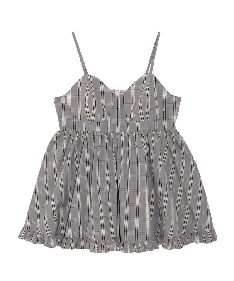 コルセットキャミワンピース