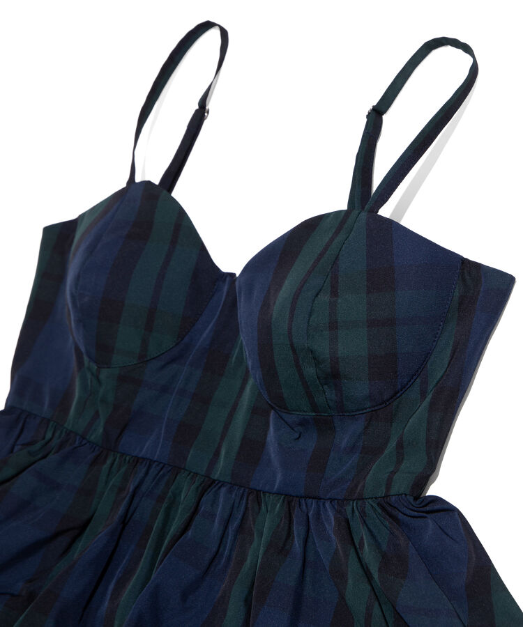 コルセットキャミワンピース