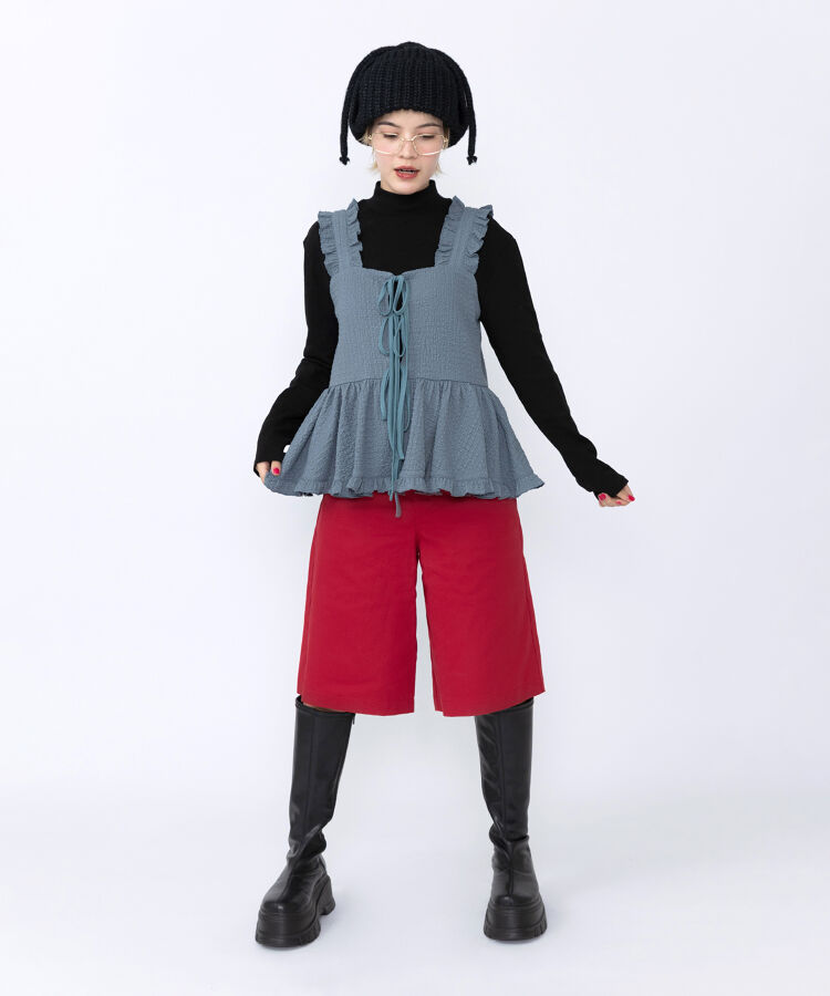 耳あて付きニット帽