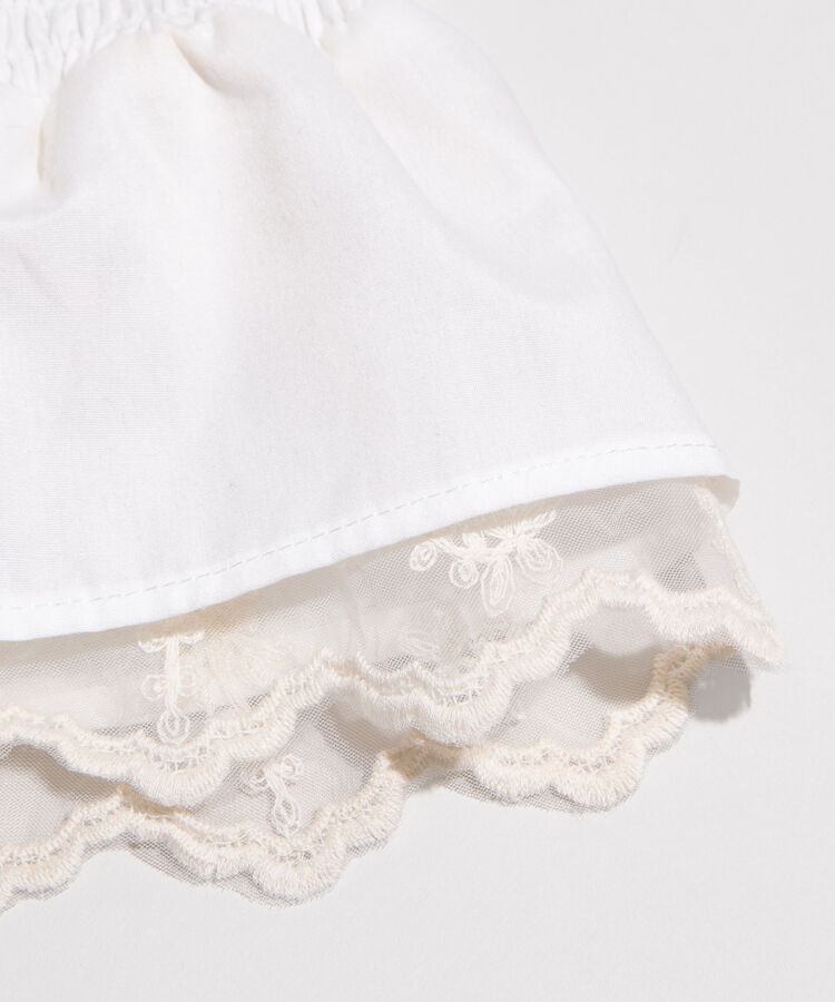 プリーツヘムシャツワンピース