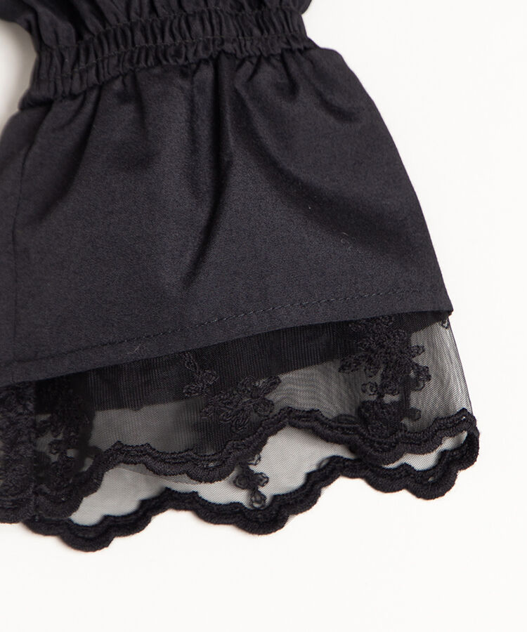 プリーツヘムシャツワンピース