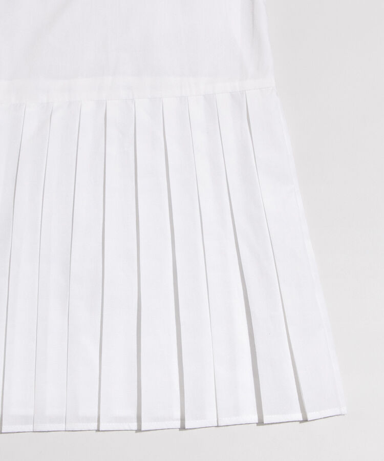 プリーツヘムシャツワンピース