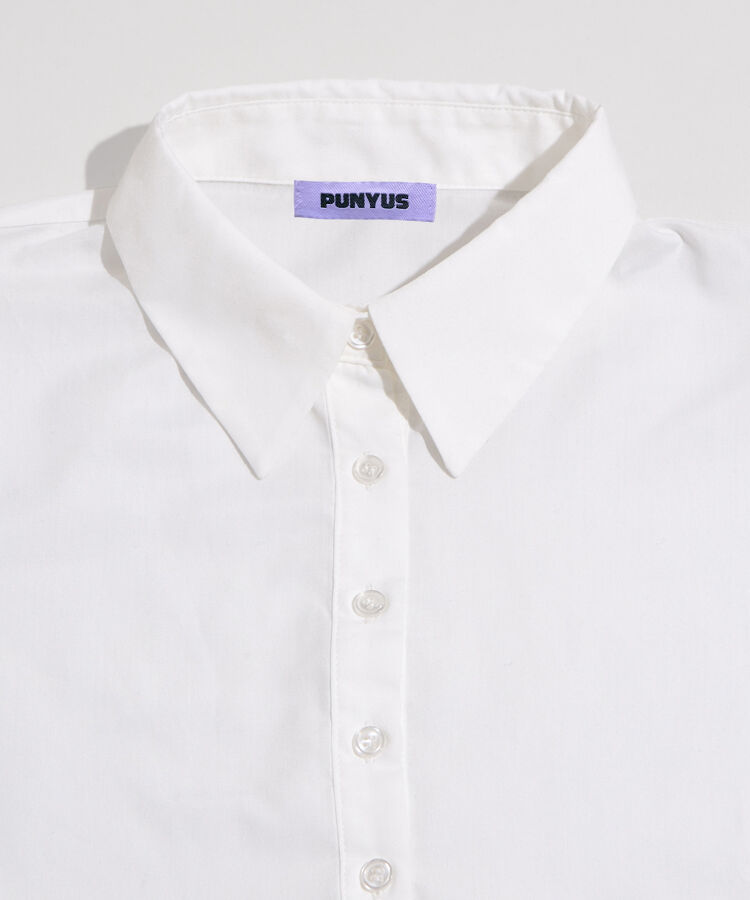 プリーツヘムシャツワンピース