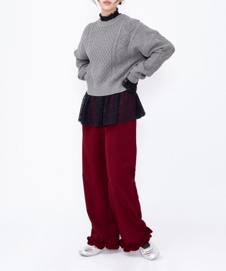 ケーブルニット