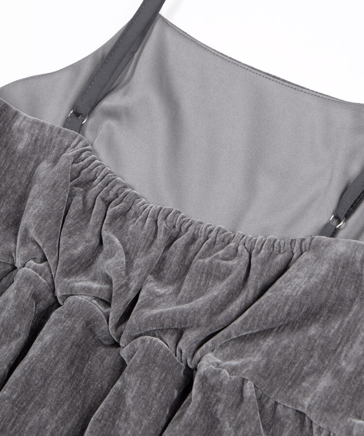 ベロアバルーンキャミチュニック