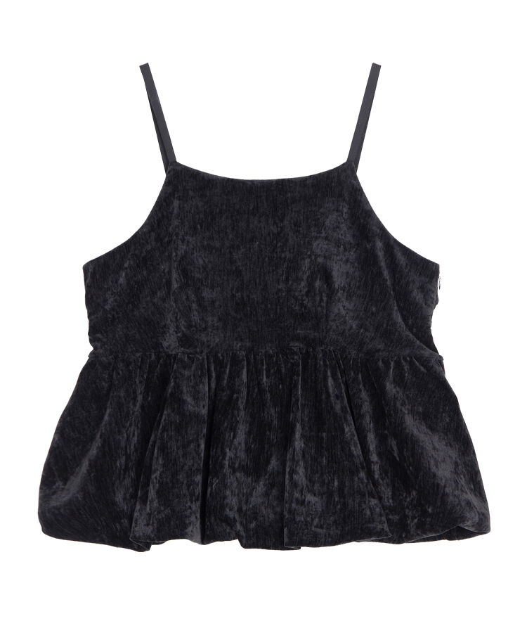 ベロアバルーンキャミチュニック