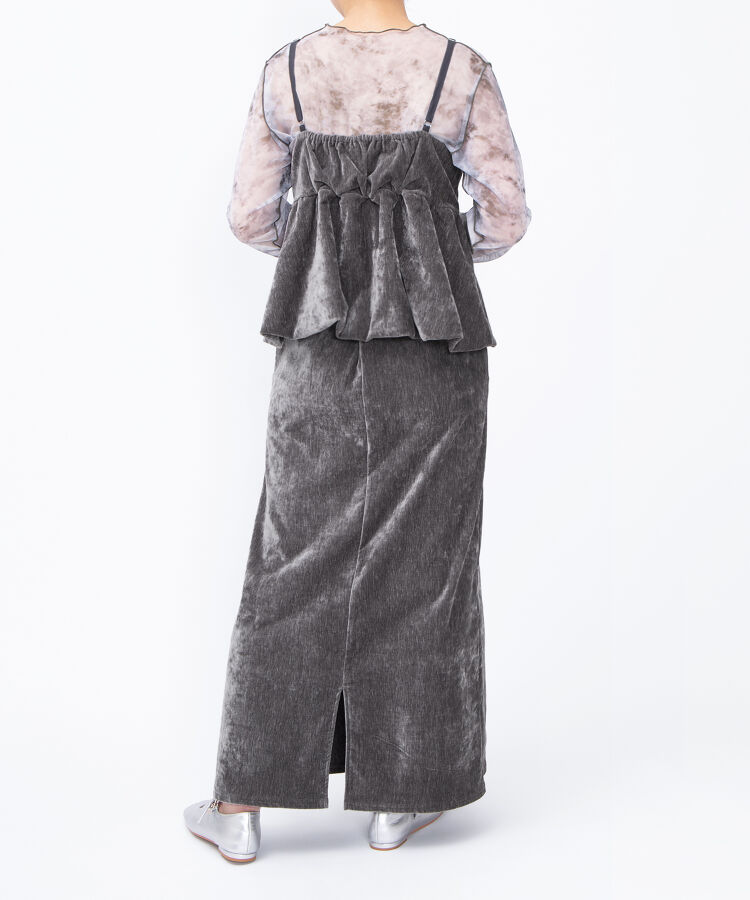 ベロアバルーンキャミチュニック