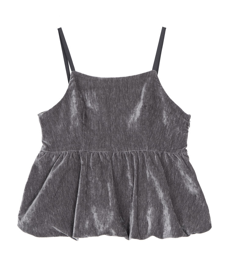 ベロアバルーンキャミチュニック