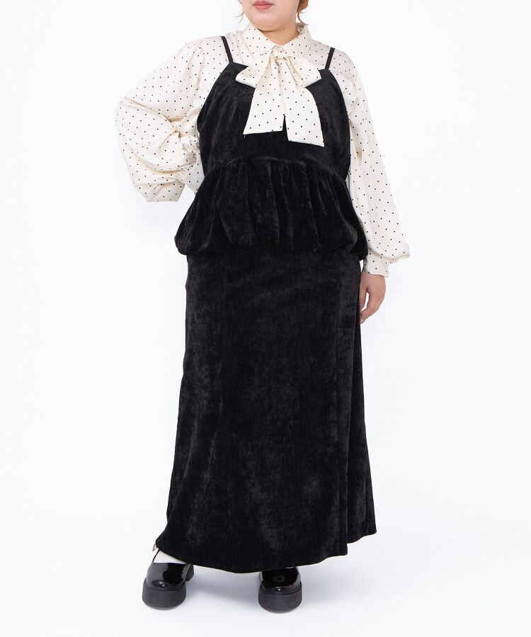 ベロアロングスカート