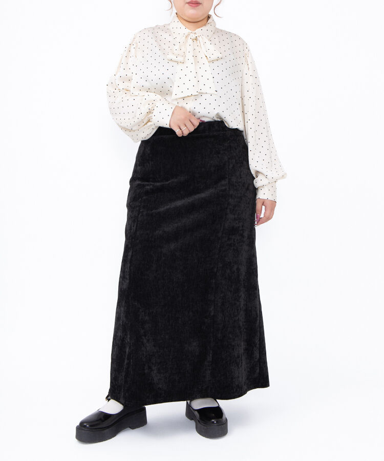 ベロアロングスカート