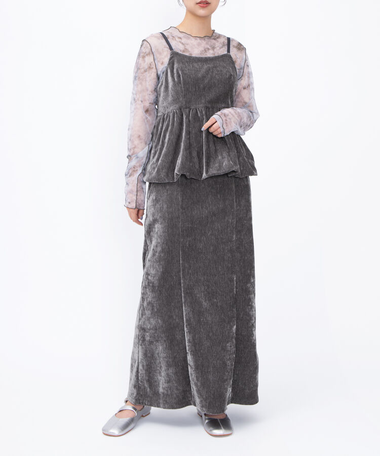 ベロアロングスカート