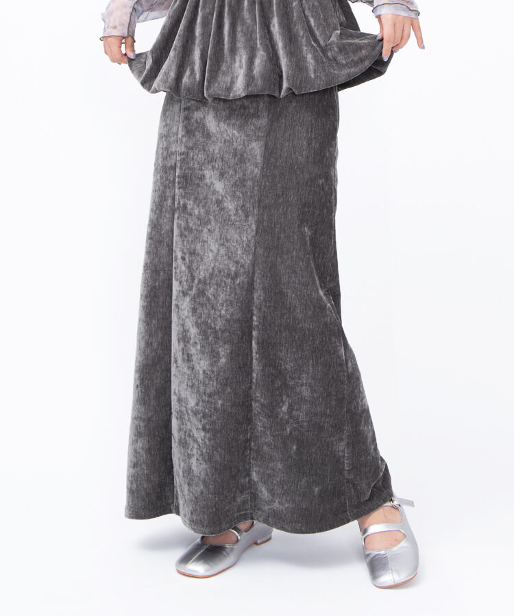 ベロアロングスカート