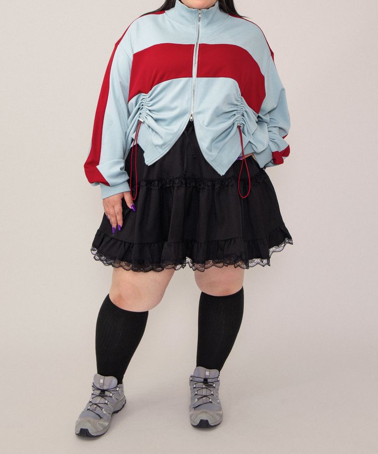 フロントドロストジャージトップ