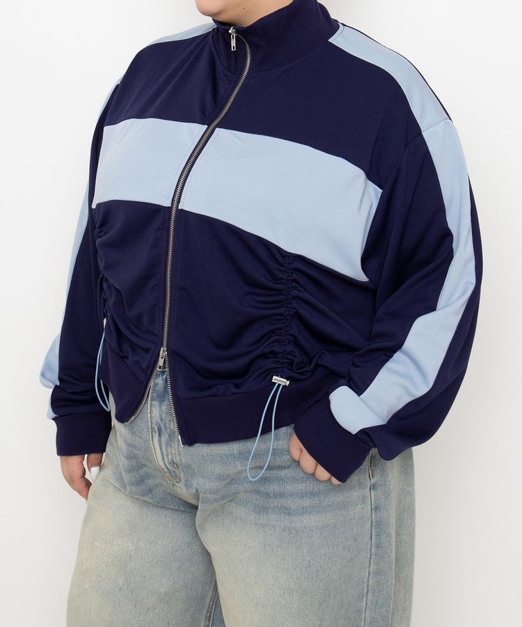 フロントドロストジャージトップ