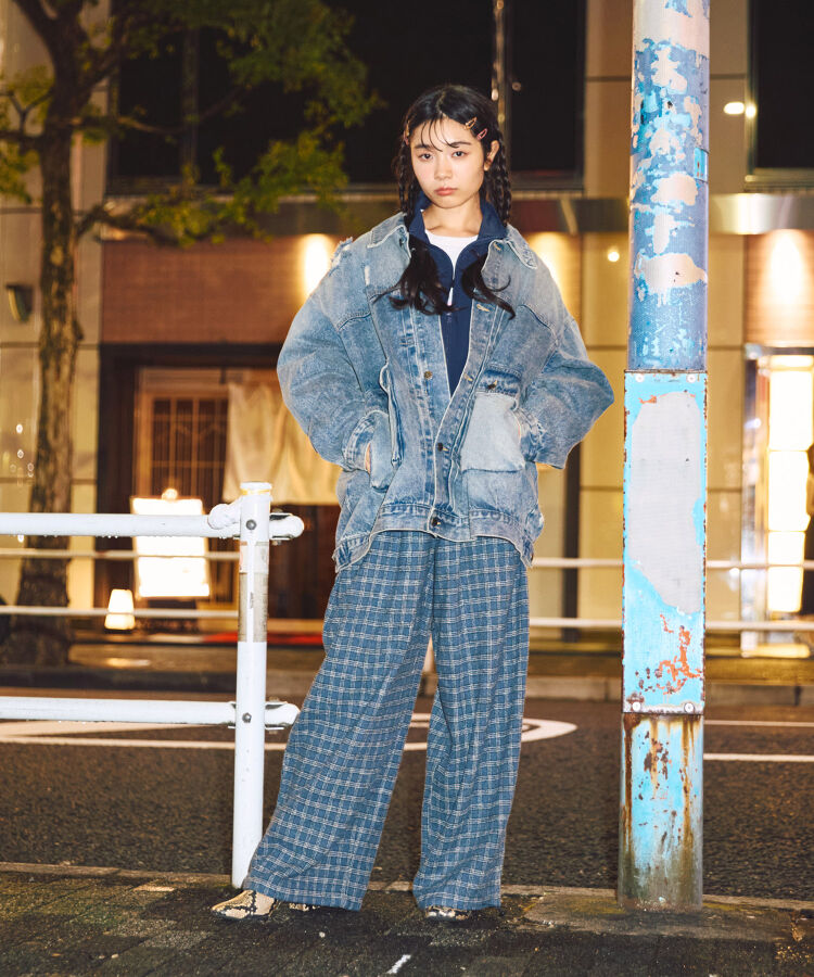 ビッグポケットデニムジャケット