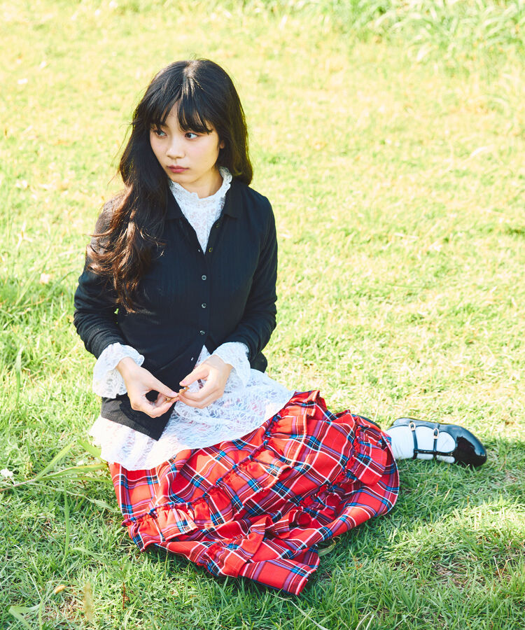 レースフレアチュニック