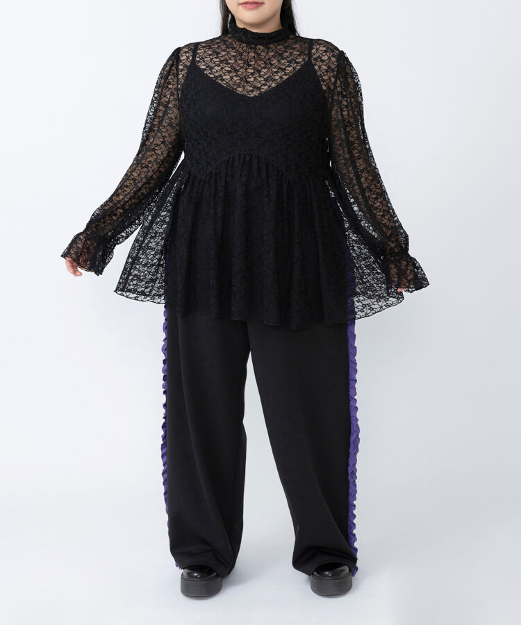 レースフレアチュニック