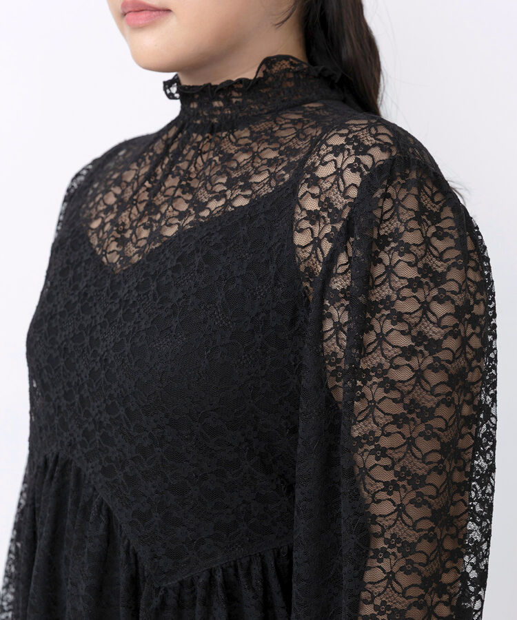 レースフレアチュニック