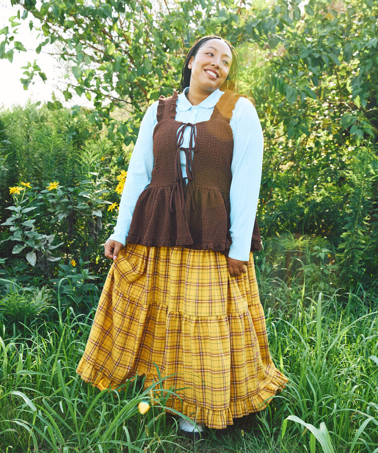 2WAYフリルキャミチュニック