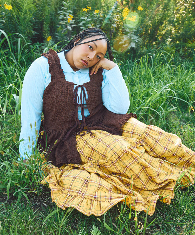 2WAYフリルキャミチュニック