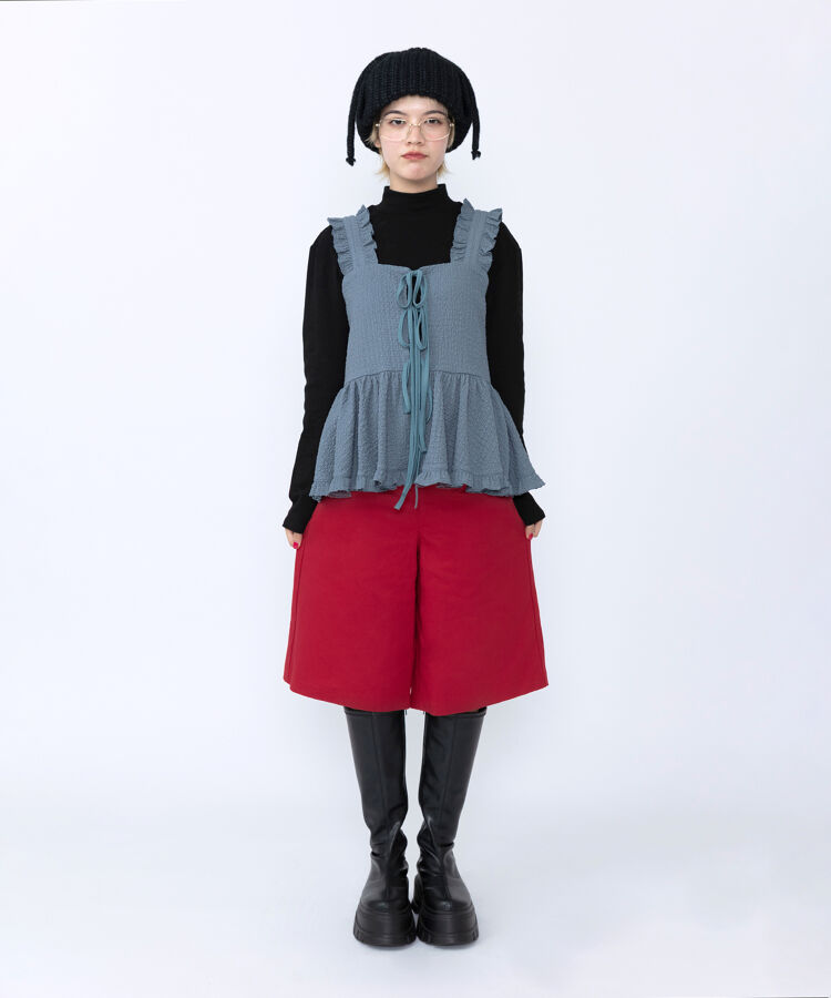 2WAYフリルキャミチュニック