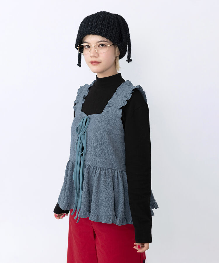 2WAYフリルキャミチュニック