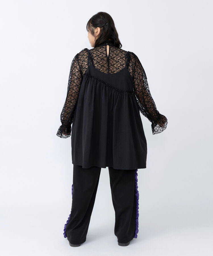 ナイロンリメイクキャミワンピース