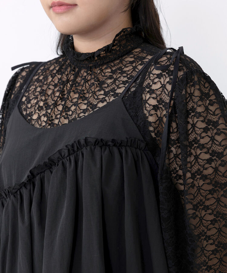 ナイロンリメイクキャミワンピース